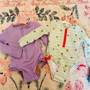 Bundle of 2 12-18 swimsuits (Old Navy and Cat&jack)